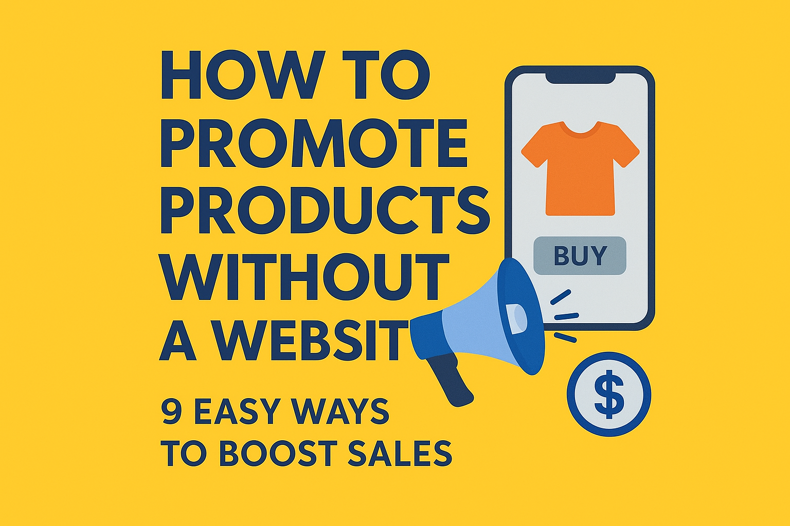 Promote Products Without a Website