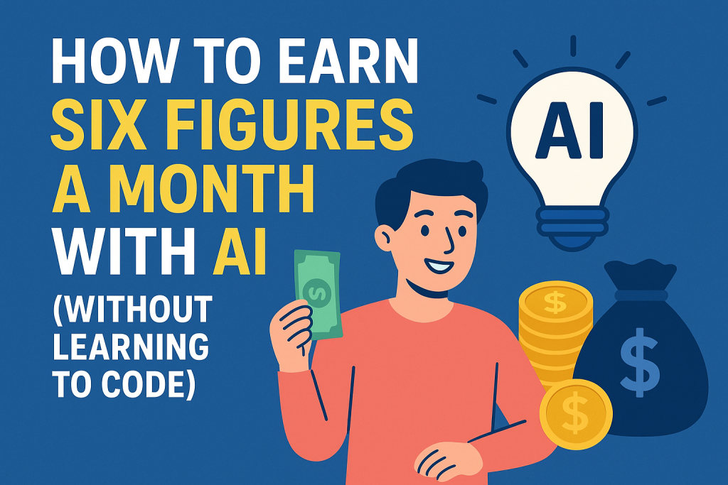 How to Earn Six Figures a Month with AI (No Coding Required)